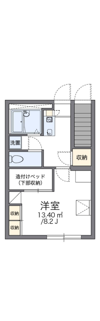 レオパレスＫ・Ｍ 105号室 間取り