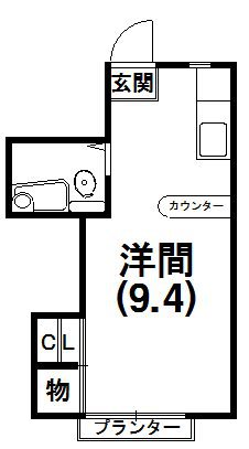 サンコーポあけぼのＡ 102号室 間取り