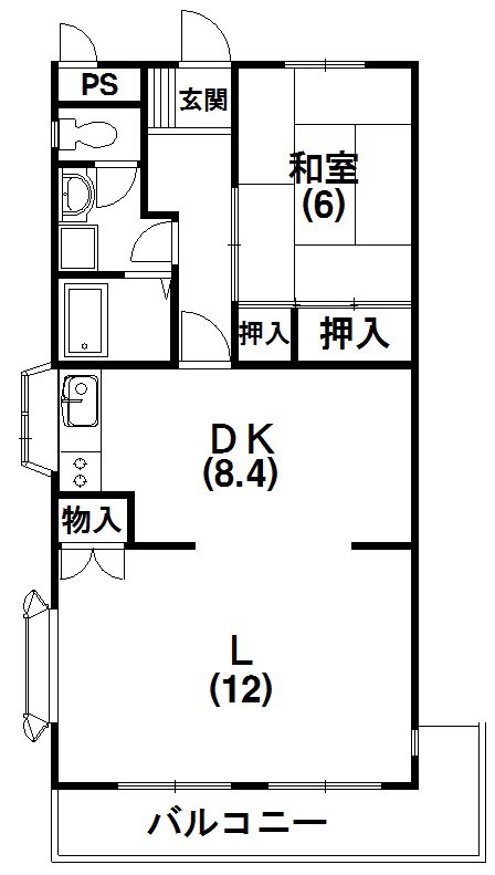 第２マーブルハイツ 501号室 間取り