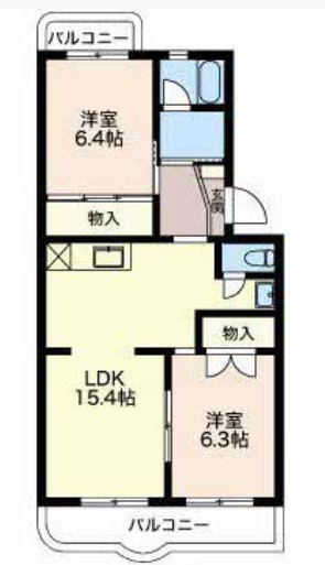 キャッスルＳＳ 204号室 間取り
