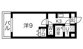 アイフォレスト 306号室 間取り