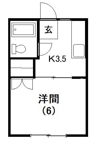 ひかりコーポ 105号室 間取り