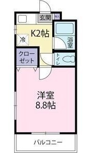 根上り松マンション松山 302号室 間取り