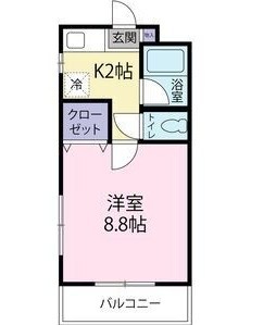 根上り松マンション松山 202号室 間取り