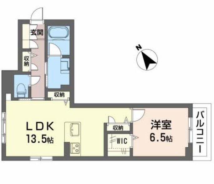 シャーメゾン仁王門通 101号室 間取り