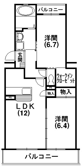リブラ 302号室 間取り