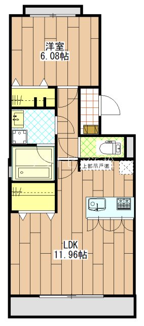 カリスリーブラ 102号室 間取り