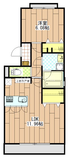 カリスリーブラ 101号室 間取り