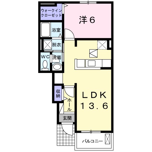 アメヤＭＲⅡ 105号室 間取り