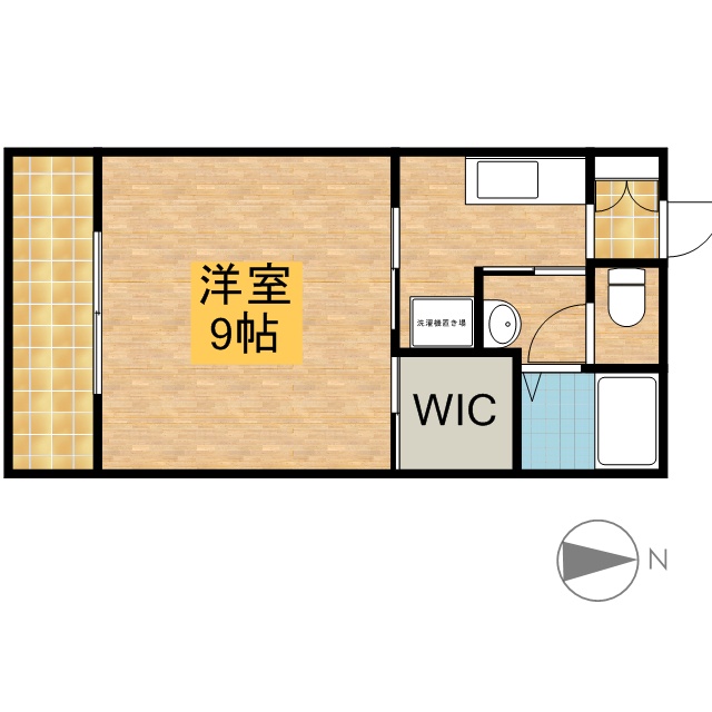 ビジュー 101号室 間取り