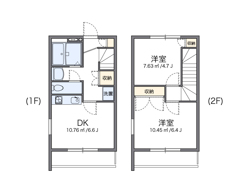 レオパレスドリーム大平台Ｂ 101号室 間取り