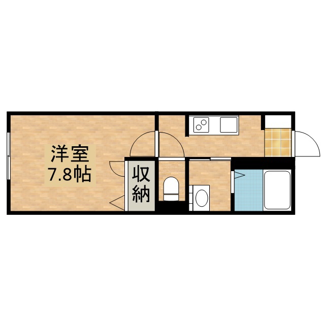 ＳｈａＭａｉｓｏｎ圭 102号室 間取り