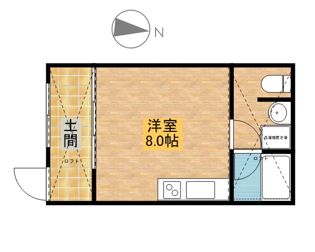 アトレ高町 205号室 間取り