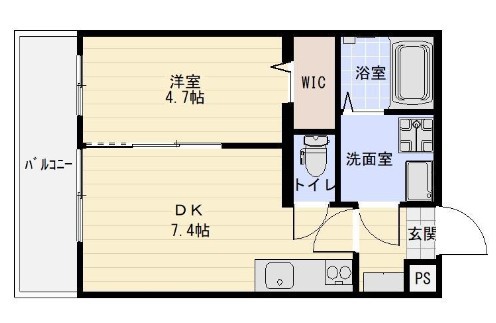 ベレッツァ大工町 103号室 間取り