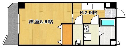 ティアラ西伊場 208号室 間取り