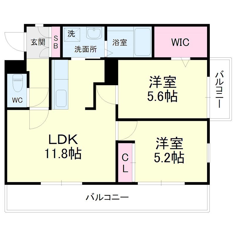 ビアン・カリテ 401号室 間取り