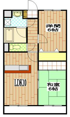 アネシスＫＯＳＡＩ 302号室 間取り