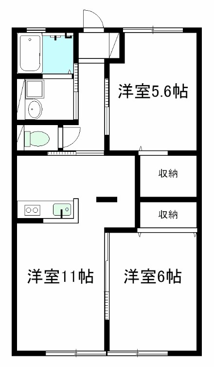 サンライトＥＹハイム 102号室 間取り