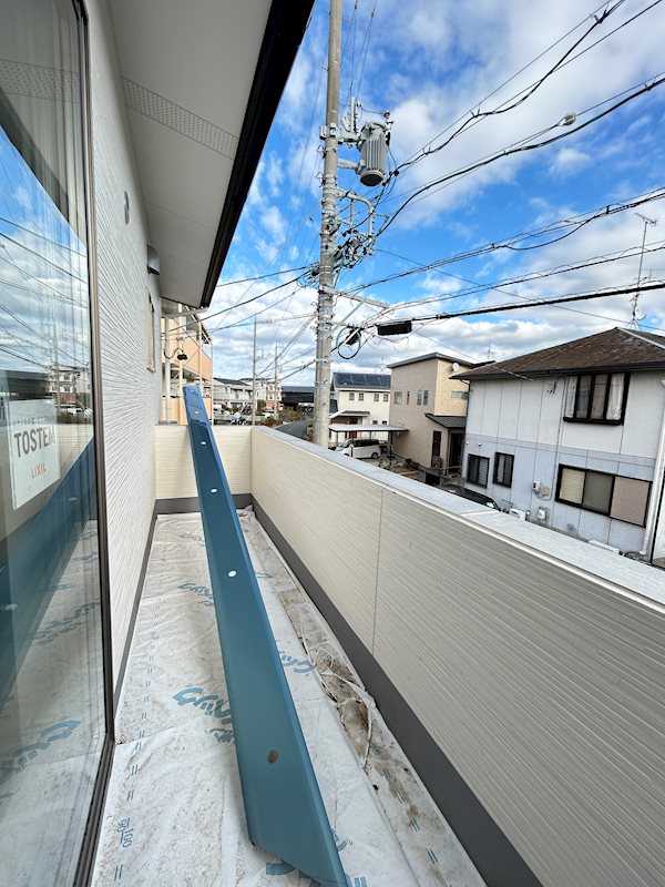 大平台戸建て新築1棟 ベランダ