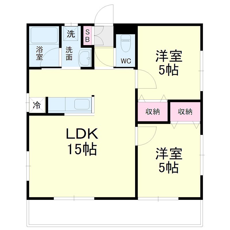 ライトマンション 101号室 間取り