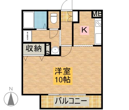 グリーンアートＫ 間取り図