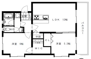 サクセスマンションヨシカワ２ 101号室 間取り