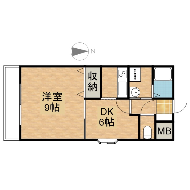 アビターレセイセイ 301号室 間取り