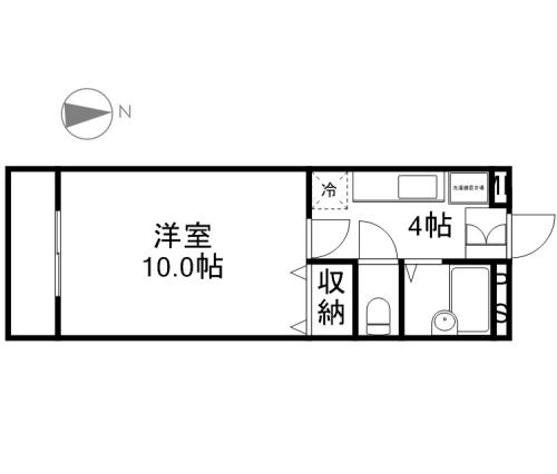 コスモス佐鳴台 202号室 間取り