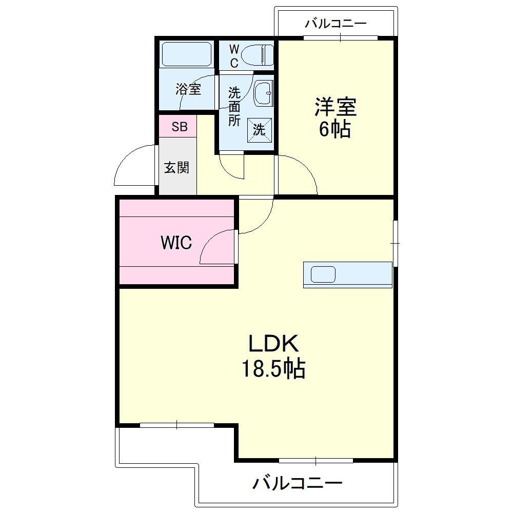スカイシャトウ城山Ⅰ 301号室 間取り