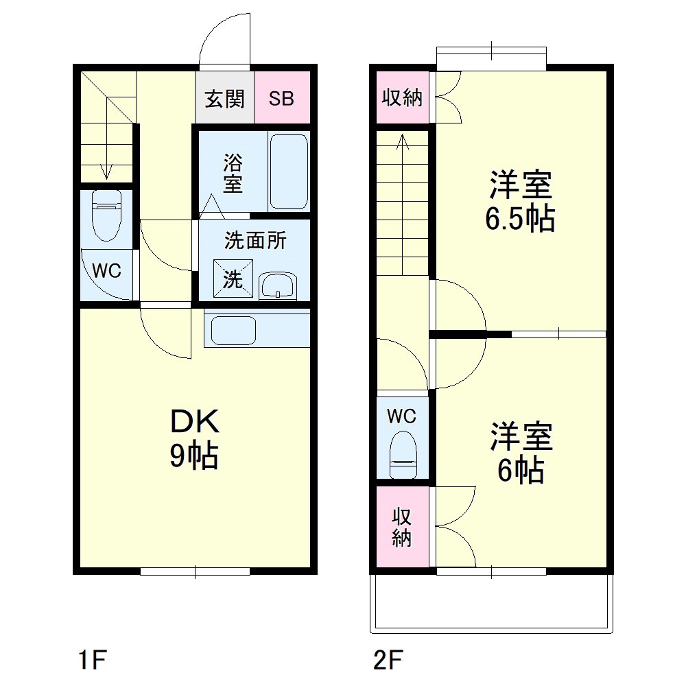 ライトキャッスルⅢ A 3号室 間取り