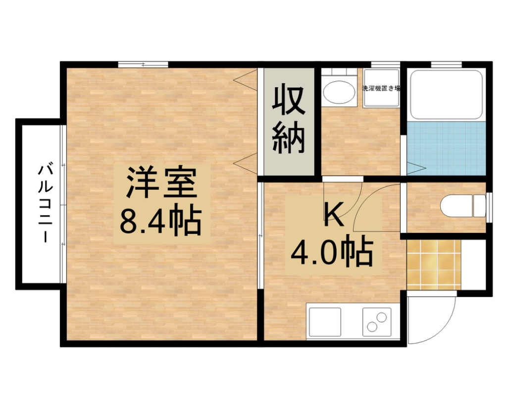 メゾン・ド・パル 203号室 間取り