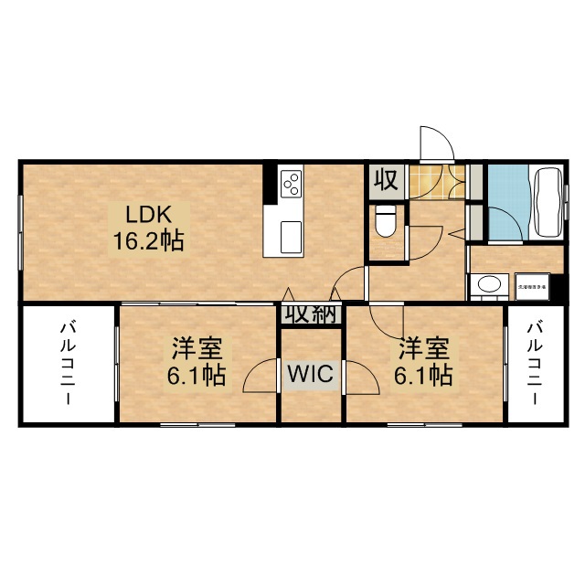 インテグラＤ 101号室 間取り