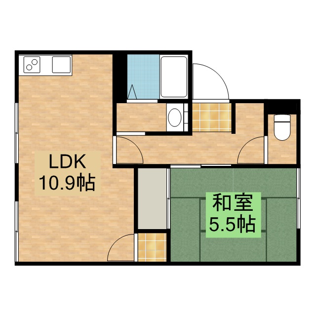 ユートピアレジデンス 102号室 間取り
