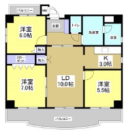 グランドパレス浜松 201号室 間取り