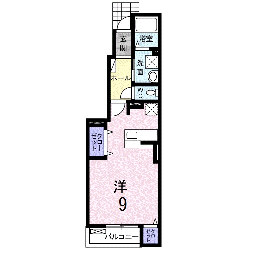 グレイスフル　やがみ 101号室 間取り