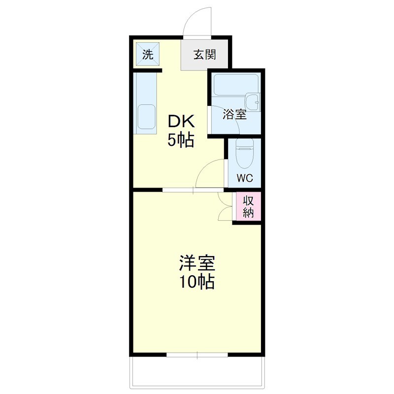 クラストピア 303号室 間取り