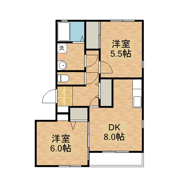 Ｃａｓａ　ＩＬ　Ｍａｒｅ 101号室 間取り