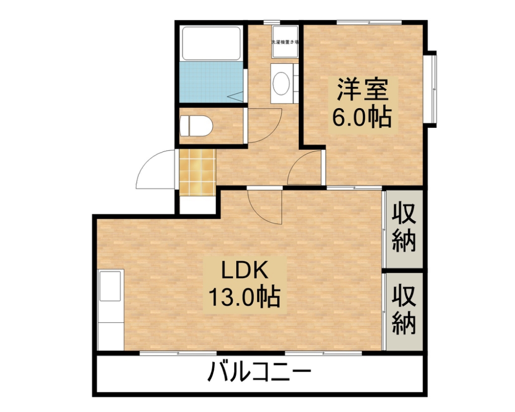 ハーベスト伊藤 301号室 間取り