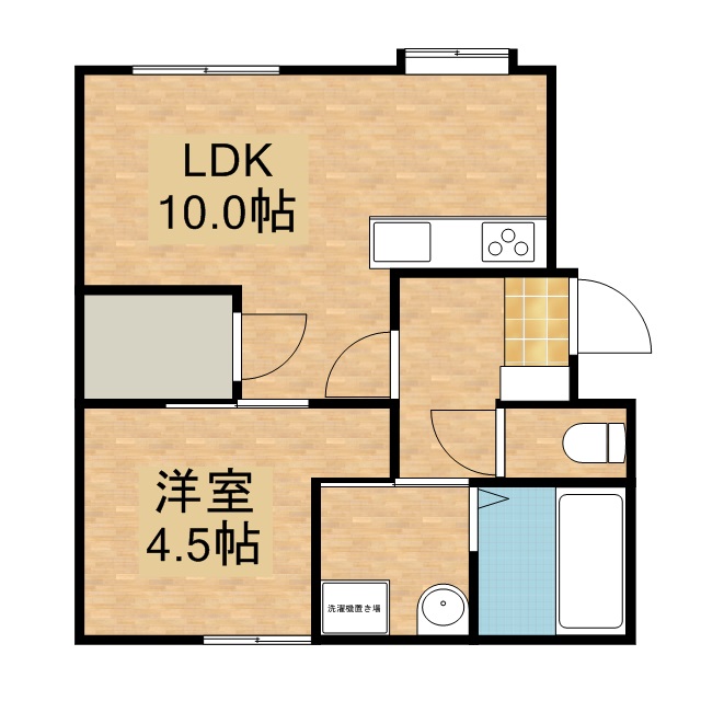 ＣＥＣＩＬＩＡ 203号室 間取り