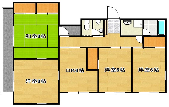 シーサイドアベニュー 402号室 間取り