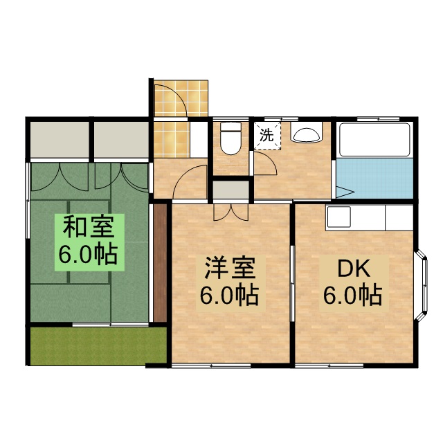 馬郡町４０１１－２貸家 間取り
