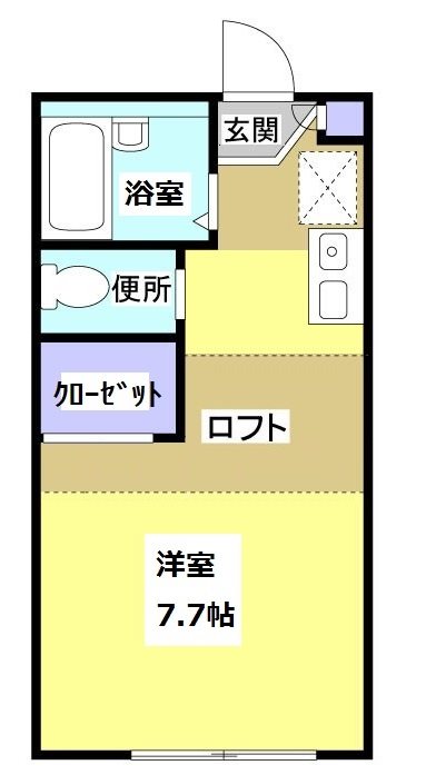 パレス東名Ⅱ 202号室 間取り