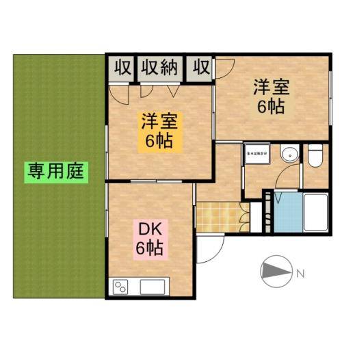 コリーナベルデ 101号室 間取り