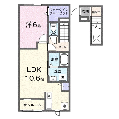 ヒカルサ浜松増楽町Ⅰ 202号室 間取り