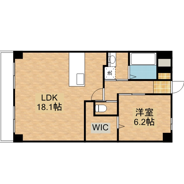 パストール 602号室 間取り