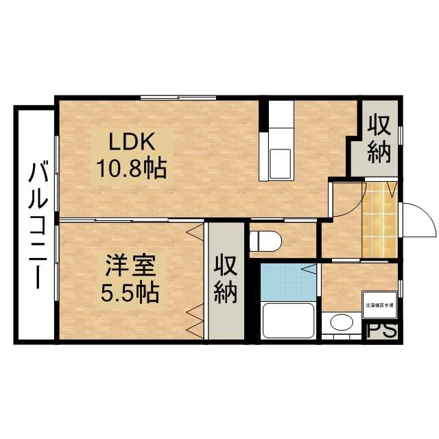 ａｓａｍｏｒｉ－ｓｏ 203号室 間取り