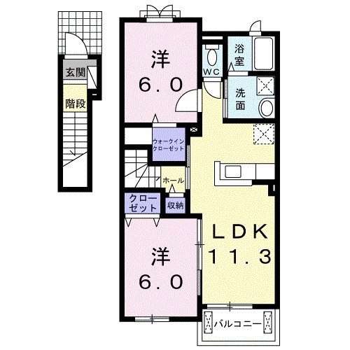 ノーブルレジデンス 202号室 間取り