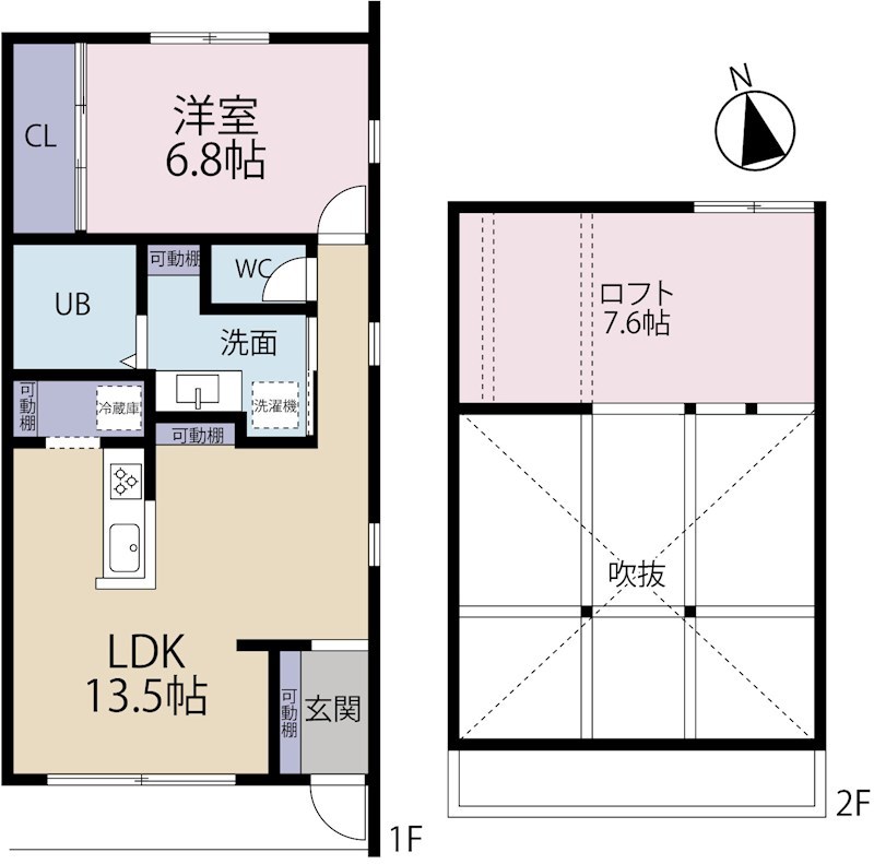 クロフト　ボージュ― 101号室 間取り