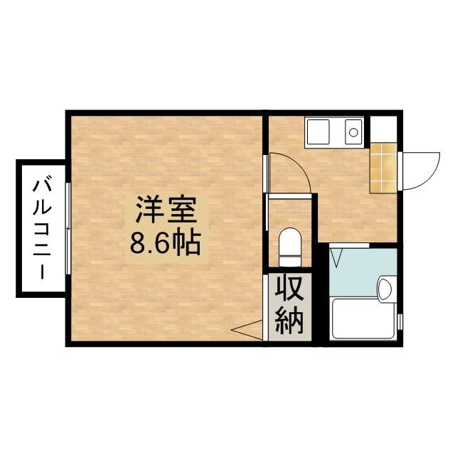 ビヤマナＫ２ 203号室 間取り