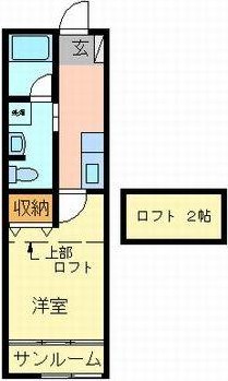 アトレ・ヴィ鷲津 101号室 間取り